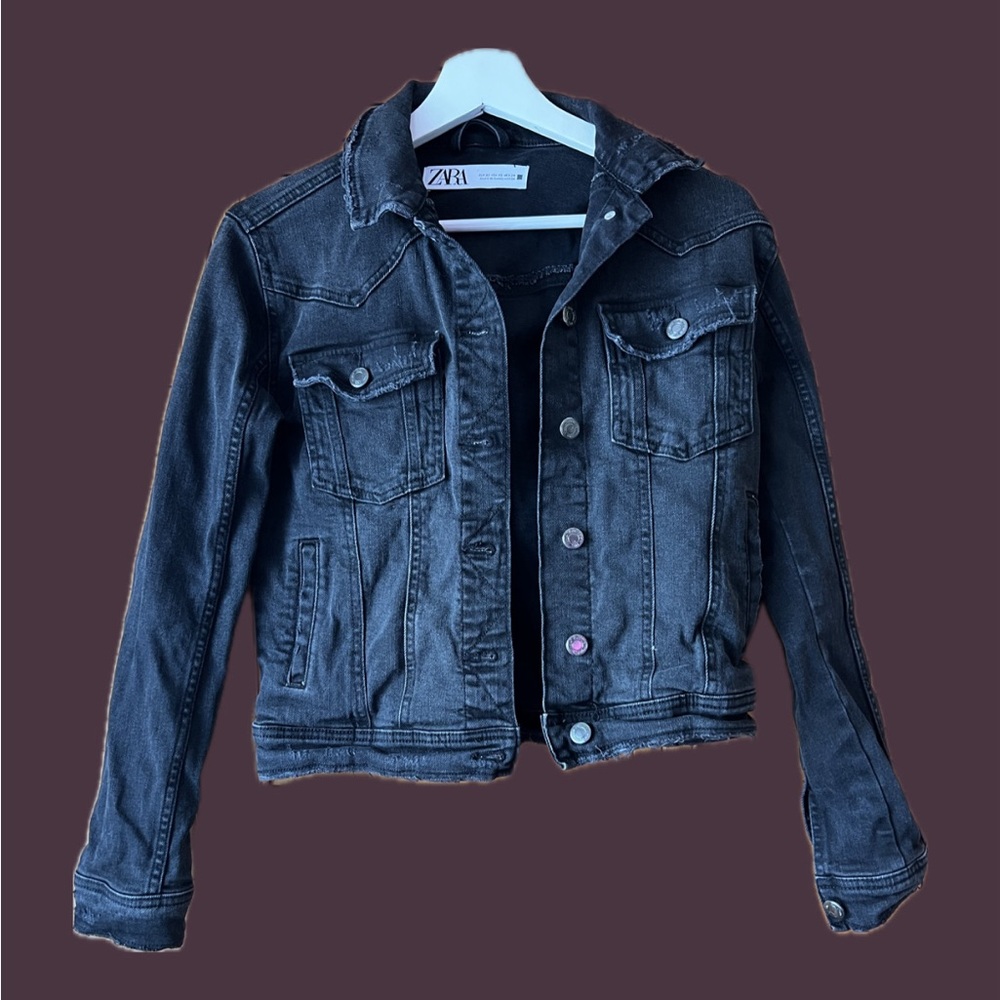 Dark Grey Denim Jacket
